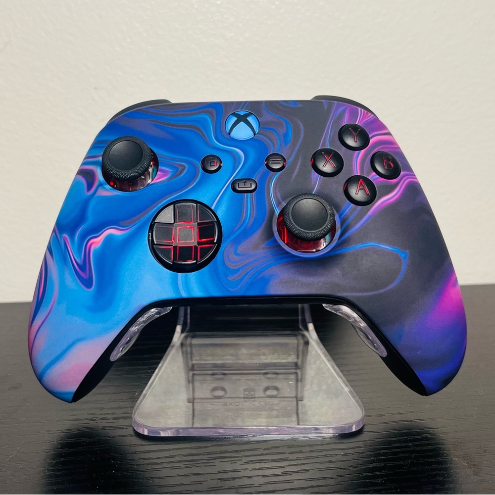 Microsoft Xbox Series X/S Premium Custom Modded Controller with LED’s “Waves”
